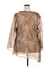 Avenue Brown 3/4 Sleeve Blouse Size 22 - 24 Plus - photo 2