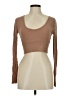 Shein 100% Polyester Brown Tan Long Sleeve Top Size 6 - photo 1