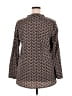 Timeson 100% Polyester Brown Long Sleeve Blouse Size XXL - photo 2