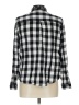 Gap Checkered-gingham Black Long Sleeve Button-Down Shirt Size L - photo 2