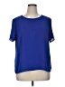 Daniel Rainn 100% Polyester Blue Short Sleeve Blouse Size XL - photo 1