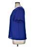 Daniel Rainn 100% Polyester Blue Short Sleeve Blouse Size XL - photo 5