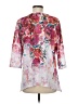 Endless Designs 100% Polyester Floral Pink 3/4 Sleeve Blouse Size M - photo 2
