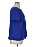 Daniel Rainn 100% Polyester Blue Short Sleeve Blouse Size XL - photo 4