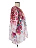 Endless Designs 100% Polyester Floral Pink 3/4 Sleeve Blouse Size M - photo 4