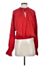 DKNY Jeans 100% Polyester Red Long Sleeve Blouse Size S - photo 1