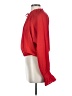 DKNY Jeans 100% Polyester Red Long Sleeve Blouse Size S - photo 5
