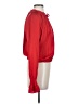 DKNY Jeans 100% Polyester Red Long Sleeve Blouse Size S - photo 4