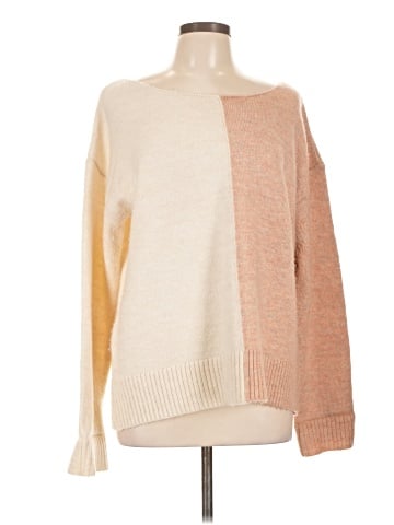 Hem & Thread Pullover Sweater (view 1)