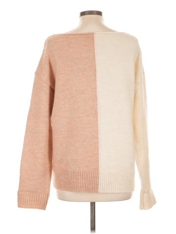 Hem & Thread Pullover Sweater (view 2)