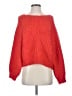 Free People Red Pullover Sweater Size XS - photo 1