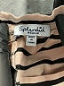 Splendid Stripes Brown Pink Short Sleeve Henley Size M - photo 7
