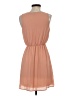 Buttons 100% Polyester Tan Cocktail Dress Size S - photo 2