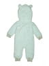 Quiltex 100% Polyester Blue Long Sleeve Onesie Size 6-9 mo - photo 2