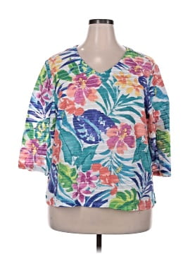 Alfred Dunner 3/4 Sleeve Blouse