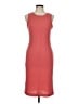 Nine West Solid Orange Cocktail Dress Size M - photo 1