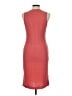 Nine West Solid Orange Cocktail Dress Size M - photo 2