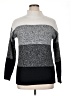 Unbranded Color Block Gray Turtleneck Sweater Size XL - photo 1