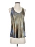 Le Superbe Metallic Silver Sleeveless Top Size XS - photo 1