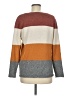 Pinque Color Block Orange Pullover Sweater Size M - photo 2