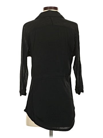 BCBGMAXAZRIA 3/4 Sleeve Button-Down Shirt (view 2)