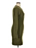 Twinth Solid Green Casual Dress Size XL - photo 4