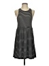 Final Touch Stripes Black Casual Dress Size S - photo 1