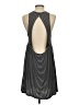 Final Touch Stripes Black Casual Dress Size S - photo 2