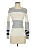 Tommy Hilfiger Stripes Silver Pullover Sweater Size S - photo 1