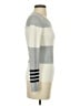 Tommy Hilfiger Stripes Silver Pullover Sweater Size S - photo 4