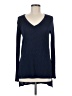 Deletta Blue Long Sleeve Top Size M - photo 1
