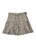 Assorted Brands 100% Polyester Plaid Gray Casual Skirt Size S - photo 1