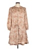 Paige 100% Polyester Animal Print Tan Casual Dress Size M - photo 1