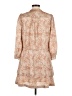 Paige 100% Polyester Animal Print Tan Casual Dress Size M - photo 2