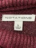 Notations Burgundy Turtleneck Sweater Size L - photo 7