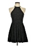 Cooperative 100% Rayon Stars Black Cocktail Dress Size S - photo 1