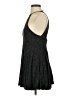 Cooperative 100% Rayon Stars Black Cocktail Dress Size S - photo 5