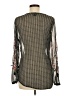 Lucky Brand Gray Long Sleeve Blouse Size M - photo 2
