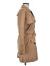 Primark 100% Polyester Tan Trenchcoat Size 8 - photo 4
