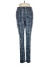 CAbi Plaid Blue Jeggings Size 6 - photo 1