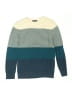 The Children's Place 100% Cotton Color Block Teal Pullover Sweater Size 10 - 12 - photo 1