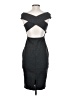 Talula Solid Gray Cocktail Dress Size S - photo 2