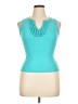 Style&Co Teal Sleeveless Top Size XL - photo 1
