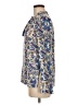 Tory Burch Blue Long Sleeve Blouse Size 6 - photo 5