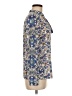 Tory Burch Blue Long Sleeve Blouse Size 6 - photo 4