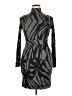 Tory Burch 100% Silk Graphic Gray Cocktail Dress Size S - photo 1