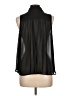 Pins and Needles 100% Polyester Black Sleeveless Blouse Size L - photo 2