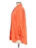 Boho Chic Orange 3/4 Sleeve Button-Down Shirt Size M - photo 5
