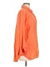 Boho Chic Orange 3/4 Sleeve Button-Down Shirt Size M - photo 4