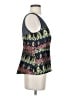 HD in Paris Blue Sleeveless Blouse Size 0 - photo 4